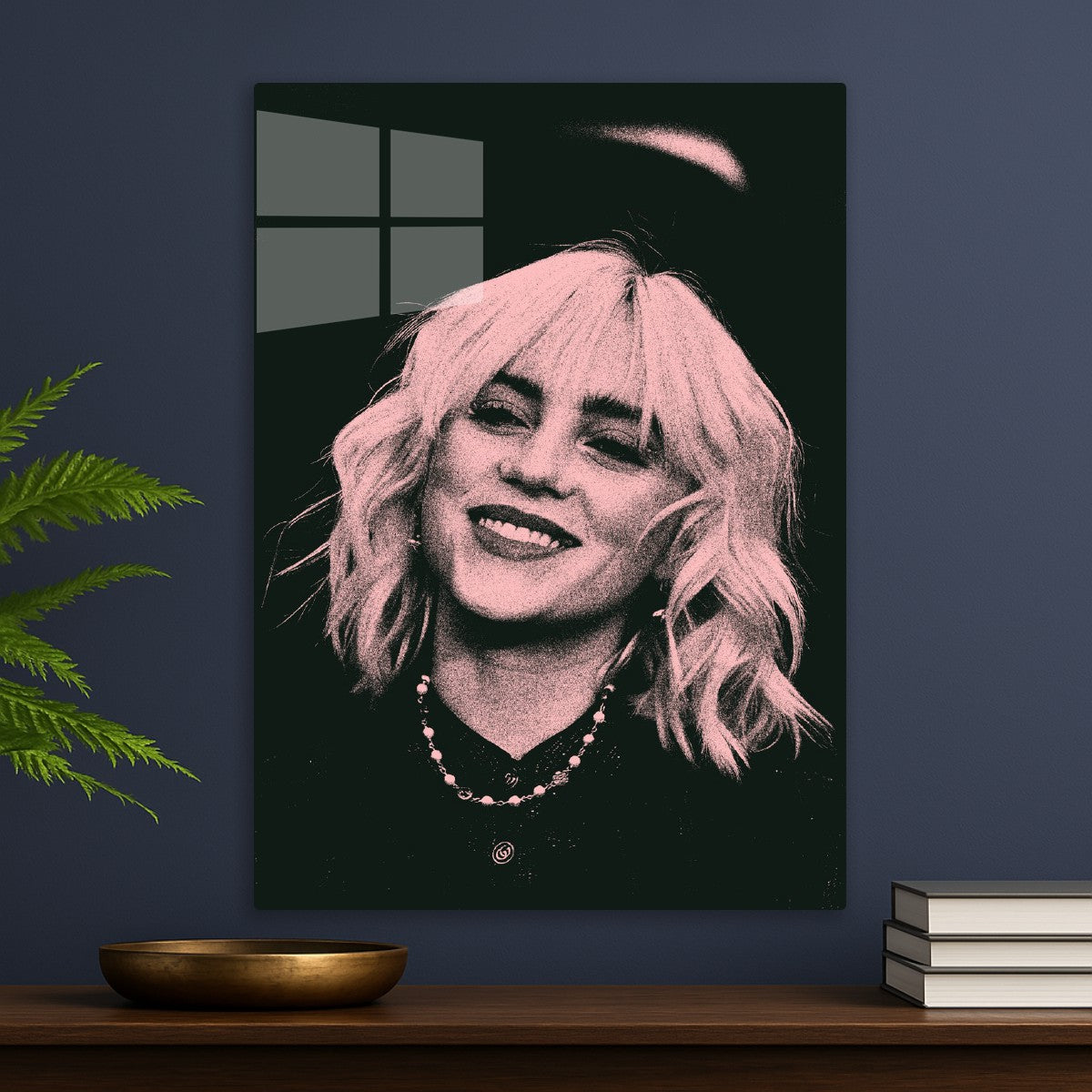 Billie Eilish Pink Potrait