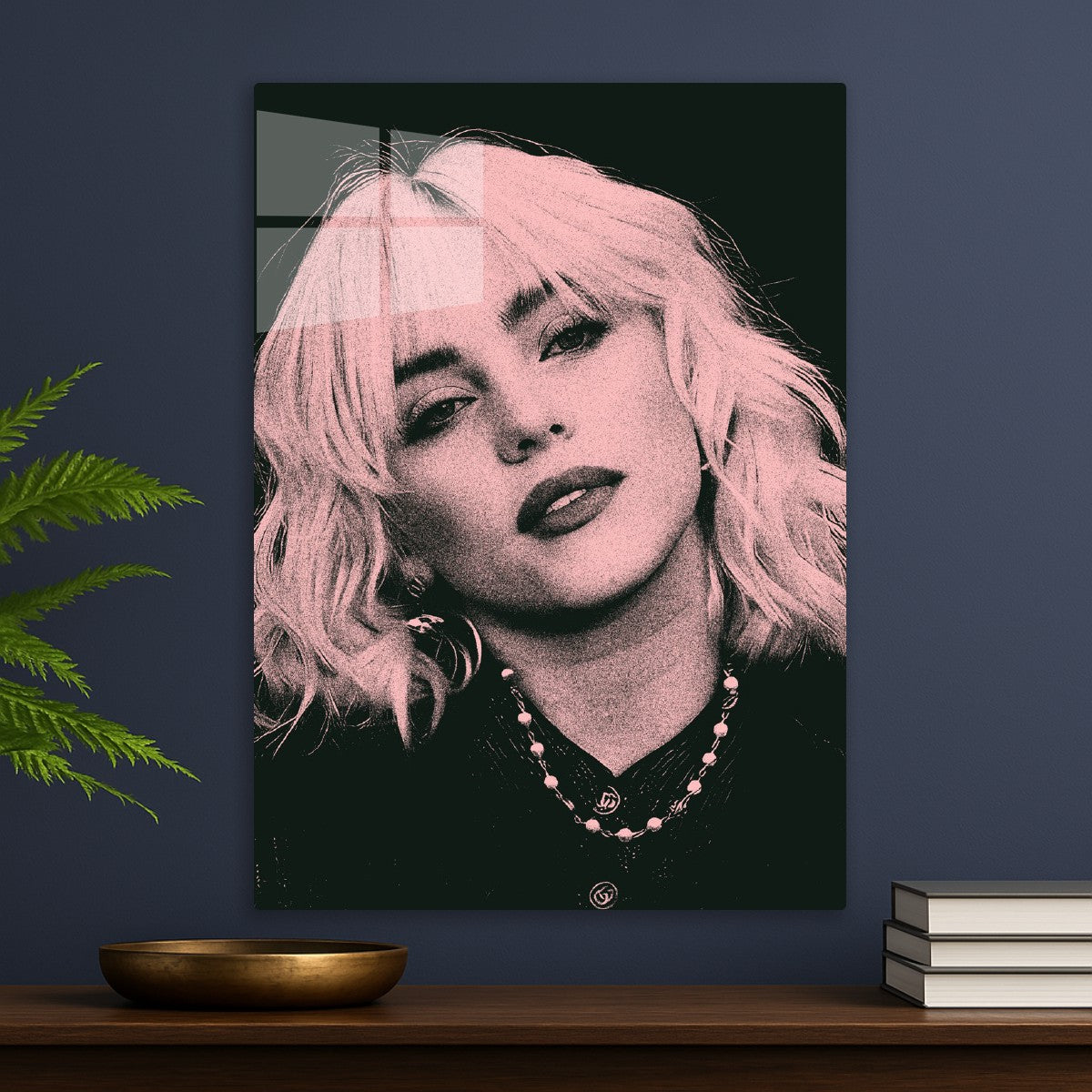 Billie Eilish Pink Potrait