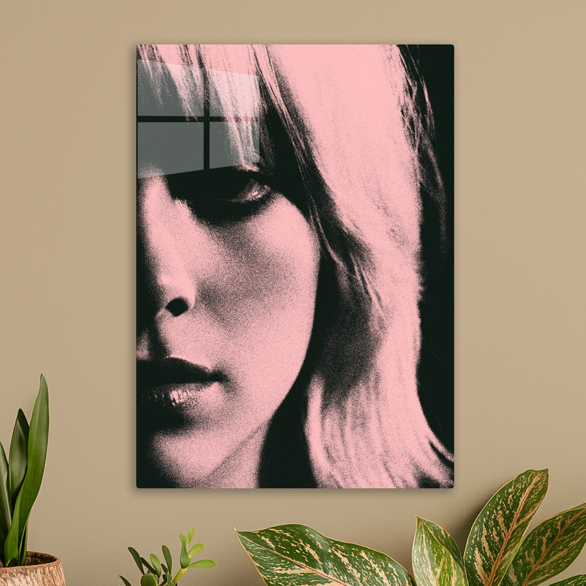 Billie Eilish Pink Potrait