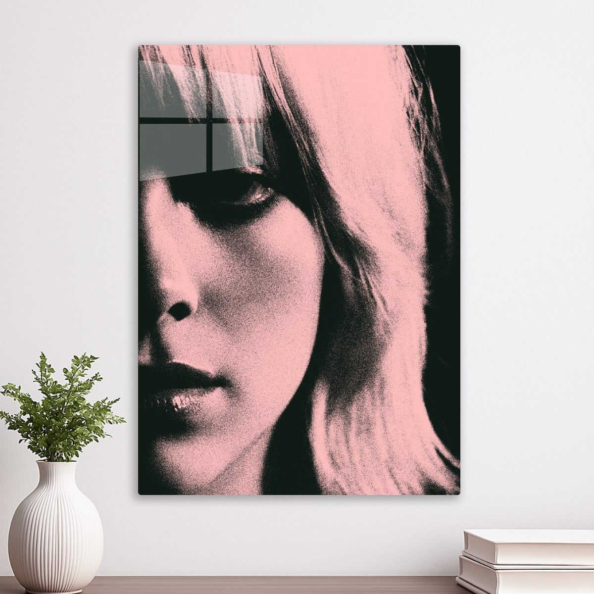 Billie Eilish Pink Potrait