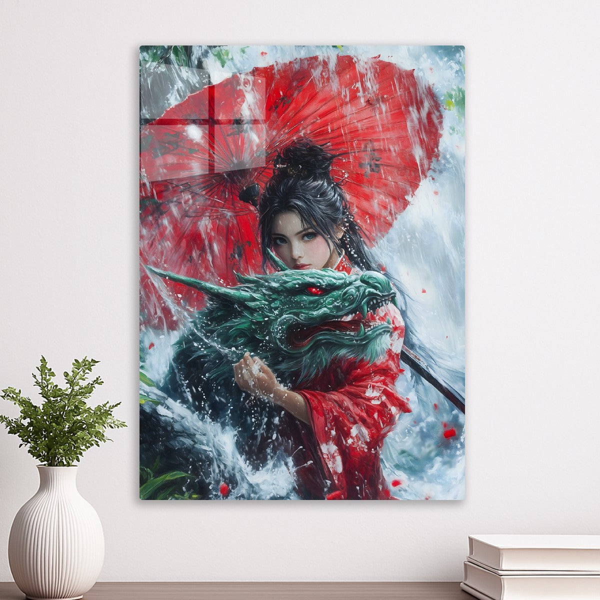 Japanese Girl Guardian of the Celestial Rain