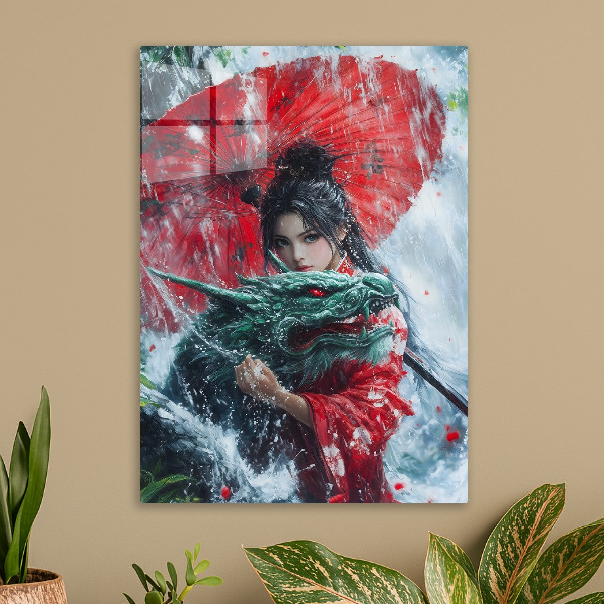 Japanese Girl Guardian of the Celestial Rain
