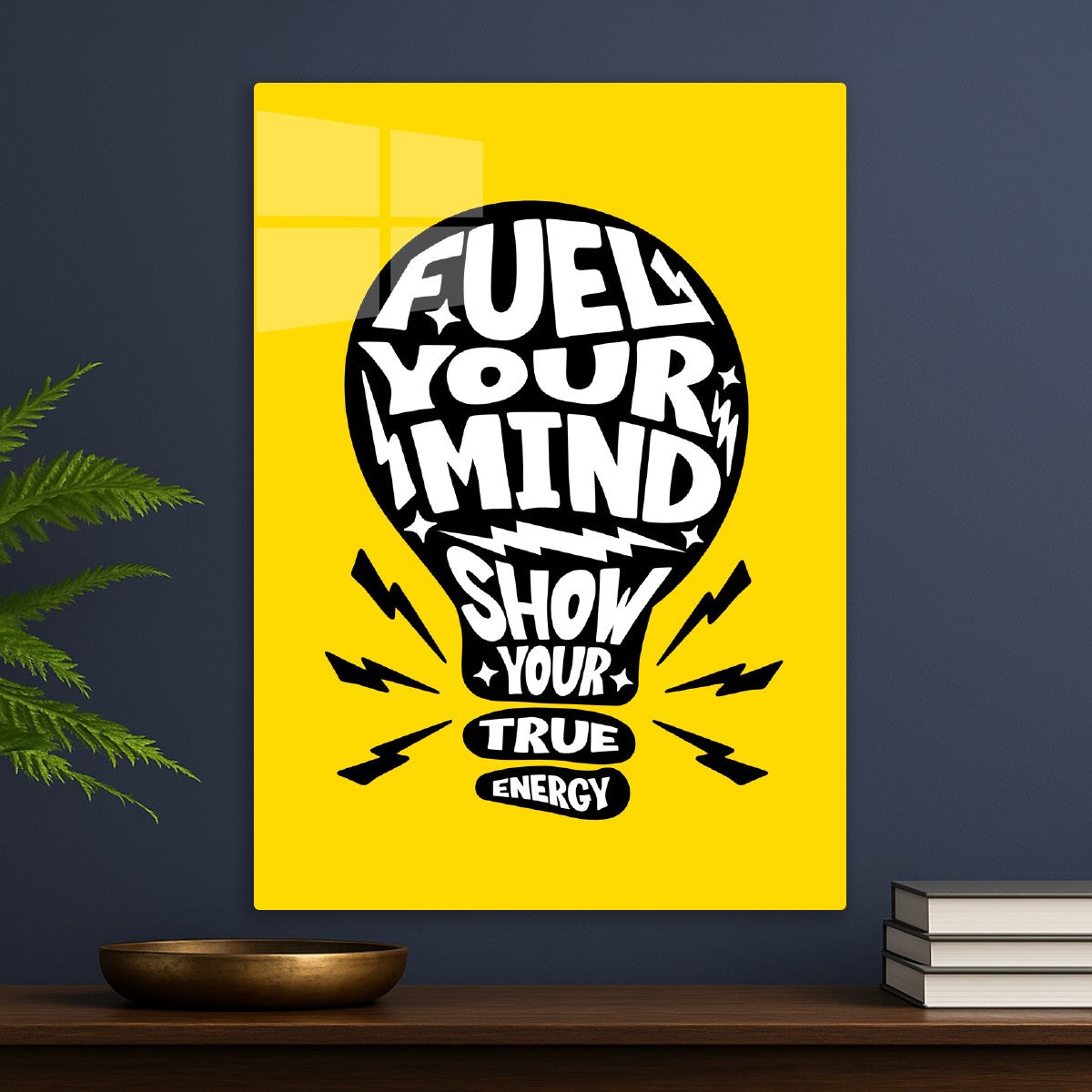 Fuel your mind text art