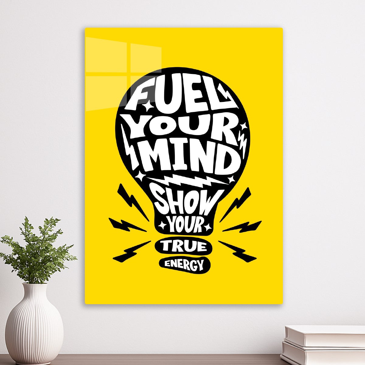 Fuel your mind text art