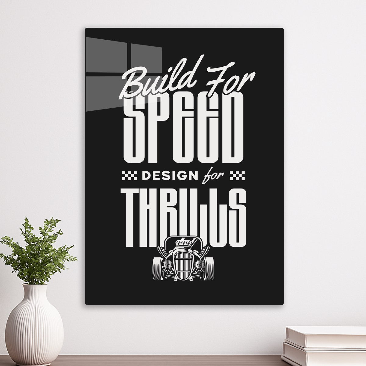 Build for speed text art