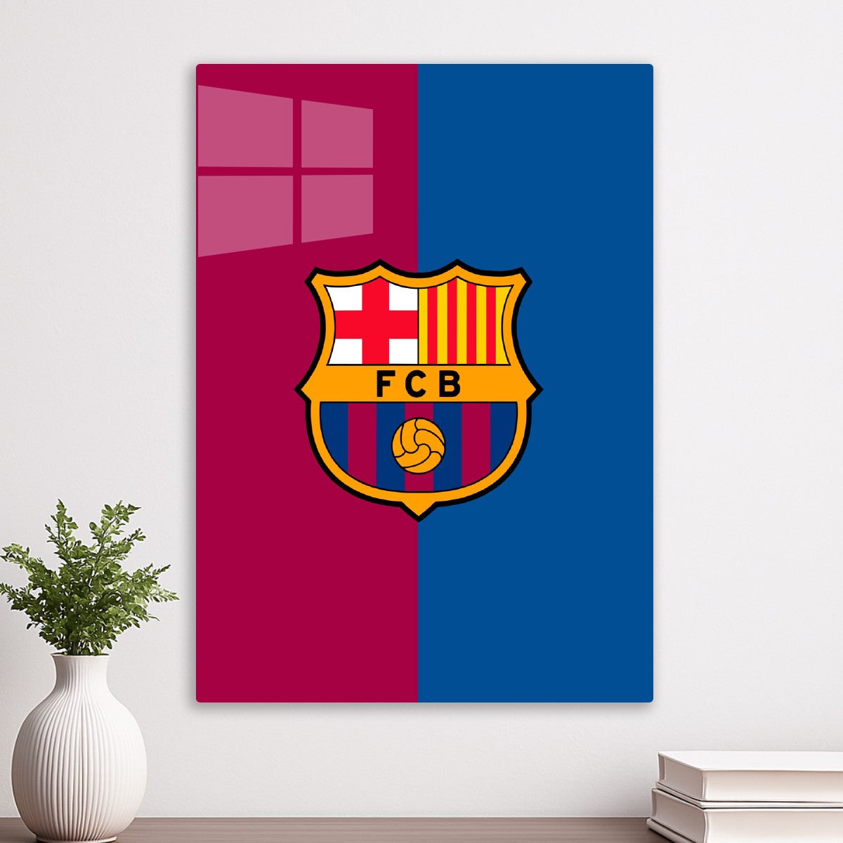 FC Barcelona Logo on Split