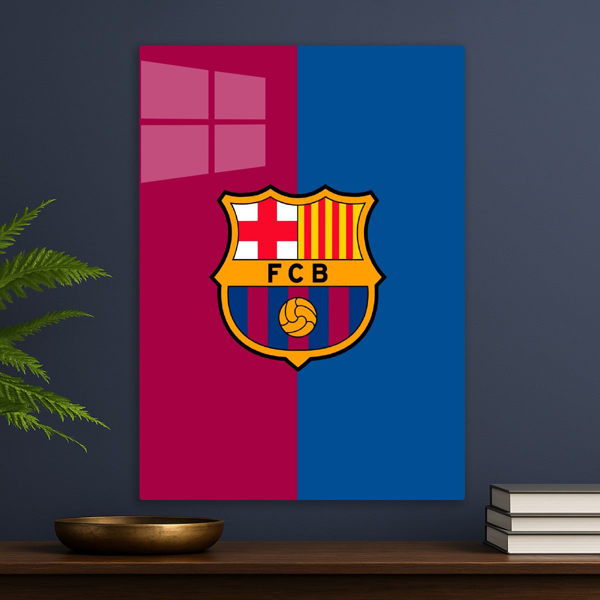 FC Barcelona Logo on Split