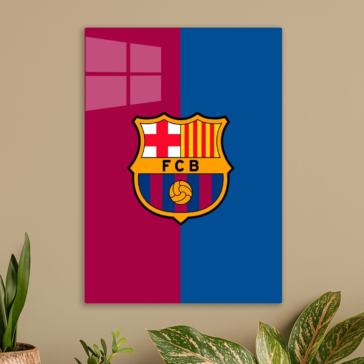 FC Barcelona Logo on Split