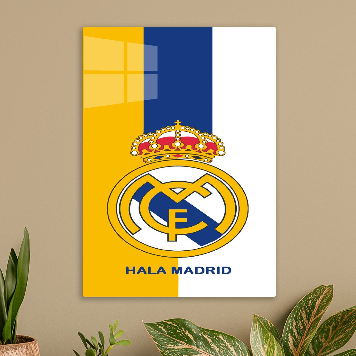 Real Madrid Logo with Hala