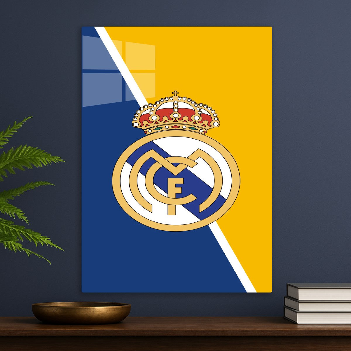Real Madrid Crest on Split