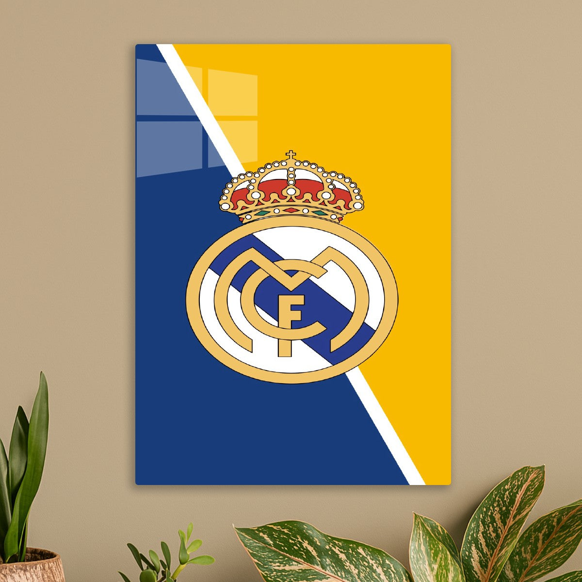 Real Madrid Crest on Split