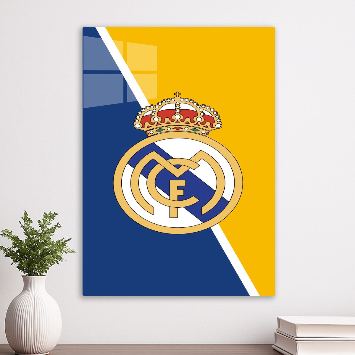 Real Madrid Crest on Split