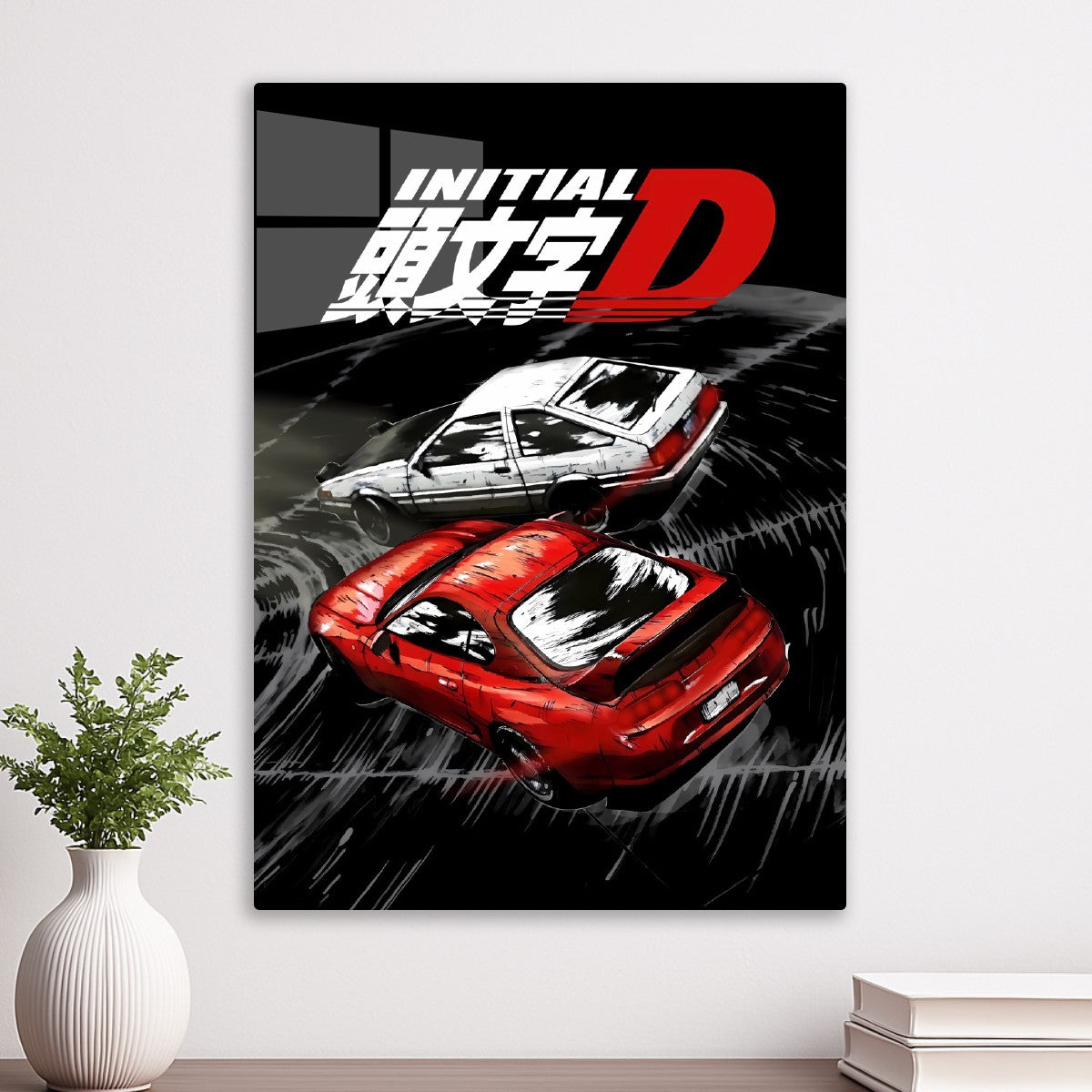 Initial D AE86 vs RX-7