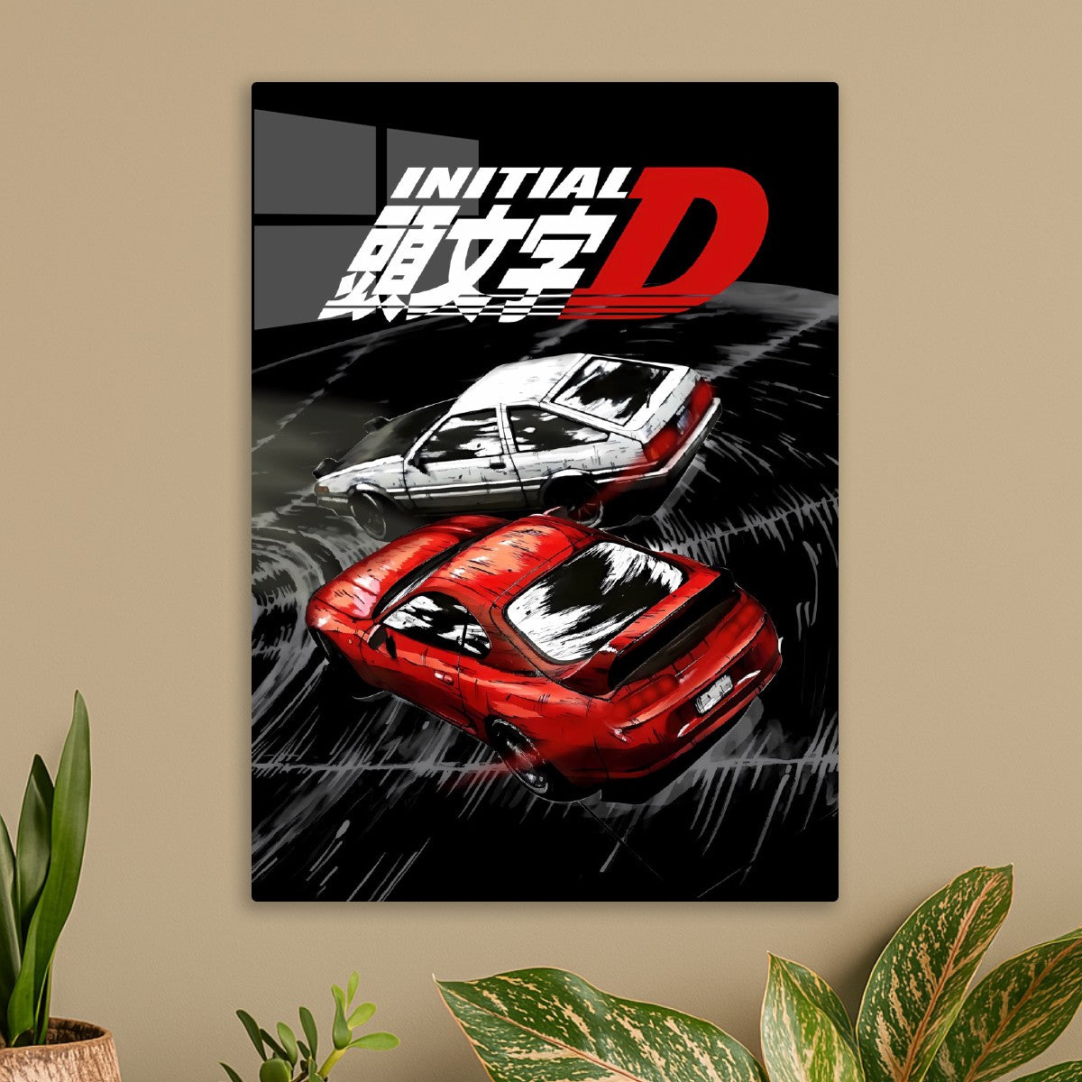 Initial D AE86 vs RX-7