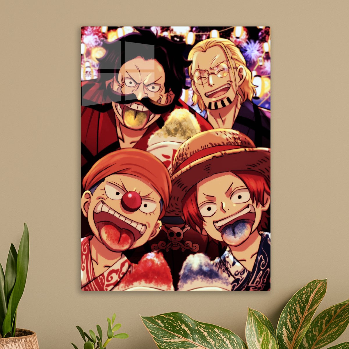 Gol D. Roger and luffy, One Piece