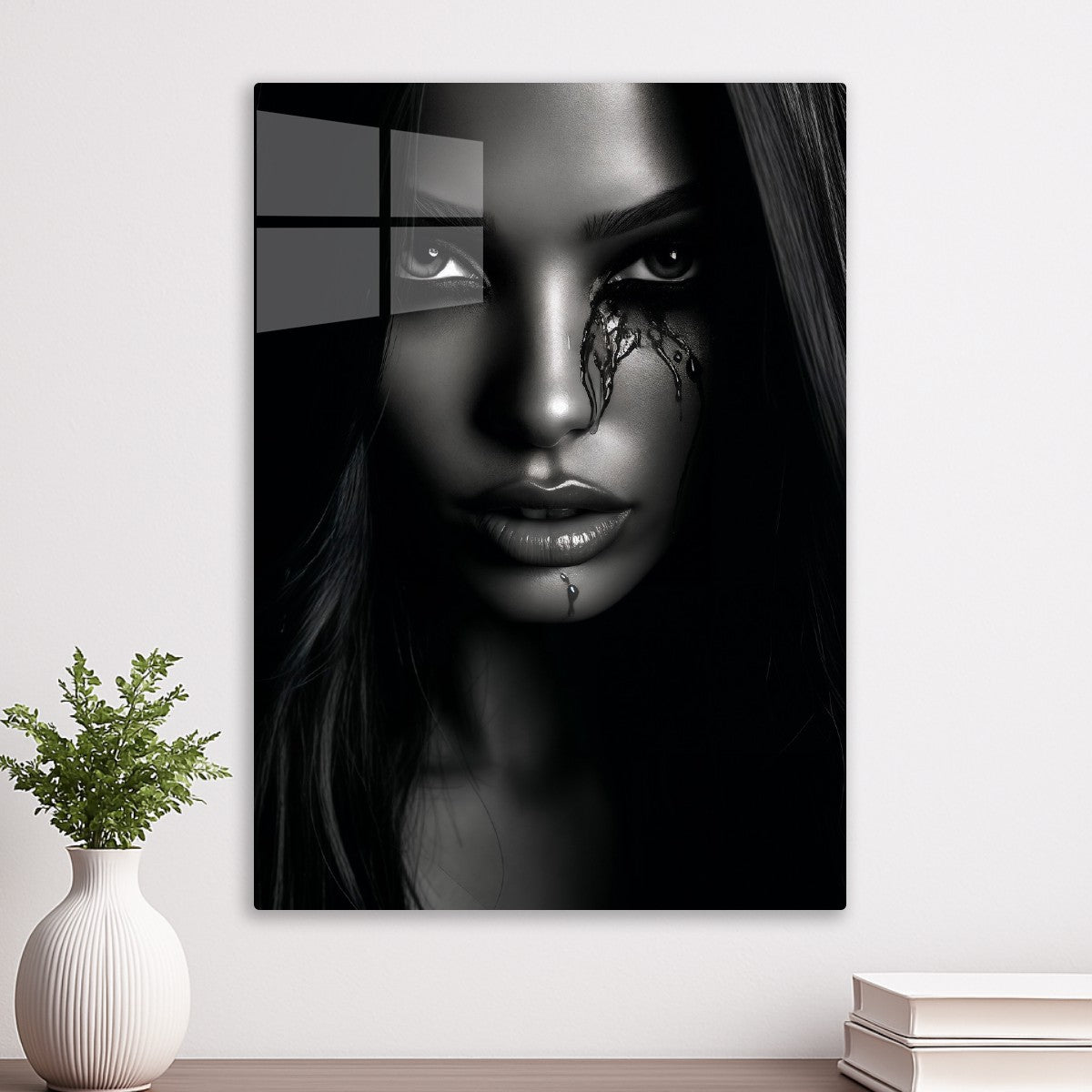 Pretty Lady in Black Ink