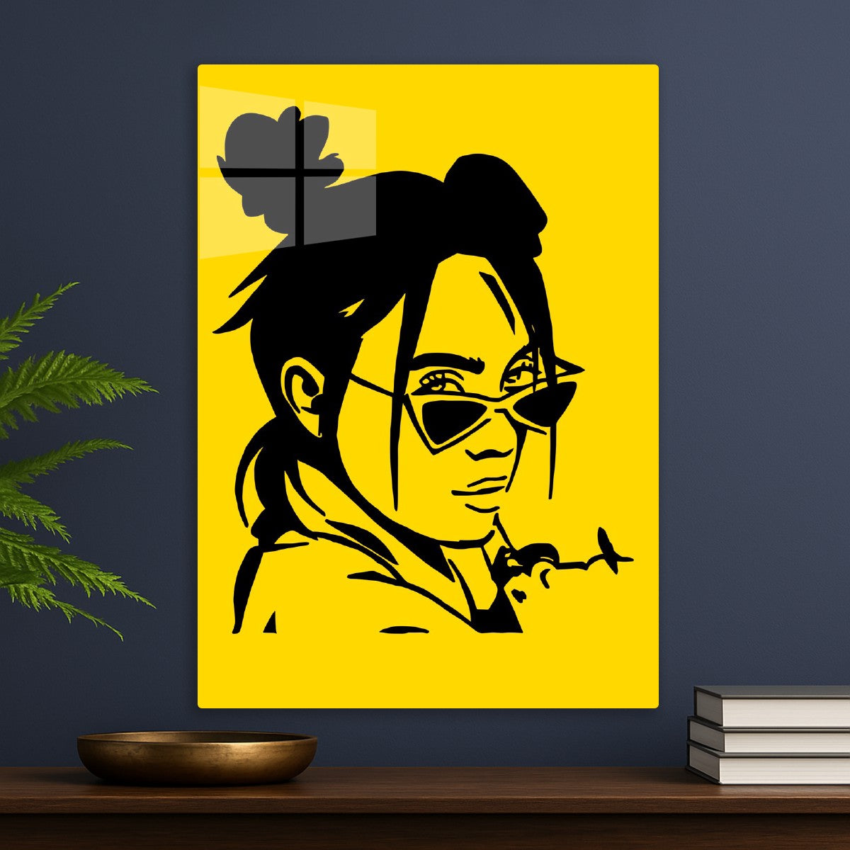 Billie Eilish Black and Yellow