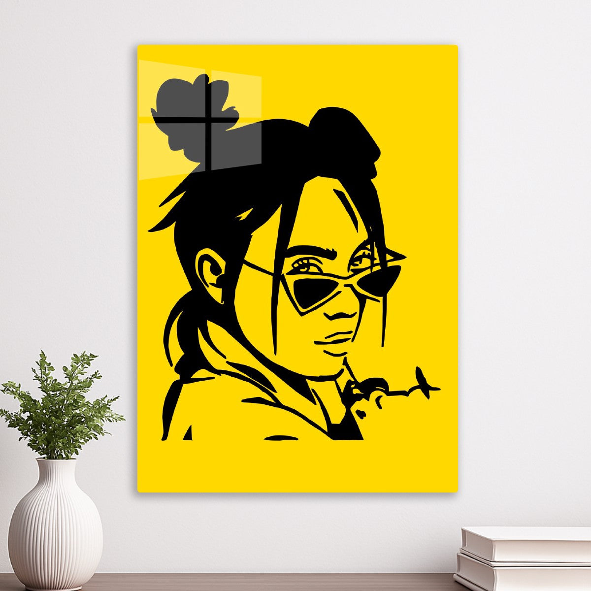 Billie Eilish Black and Yellow