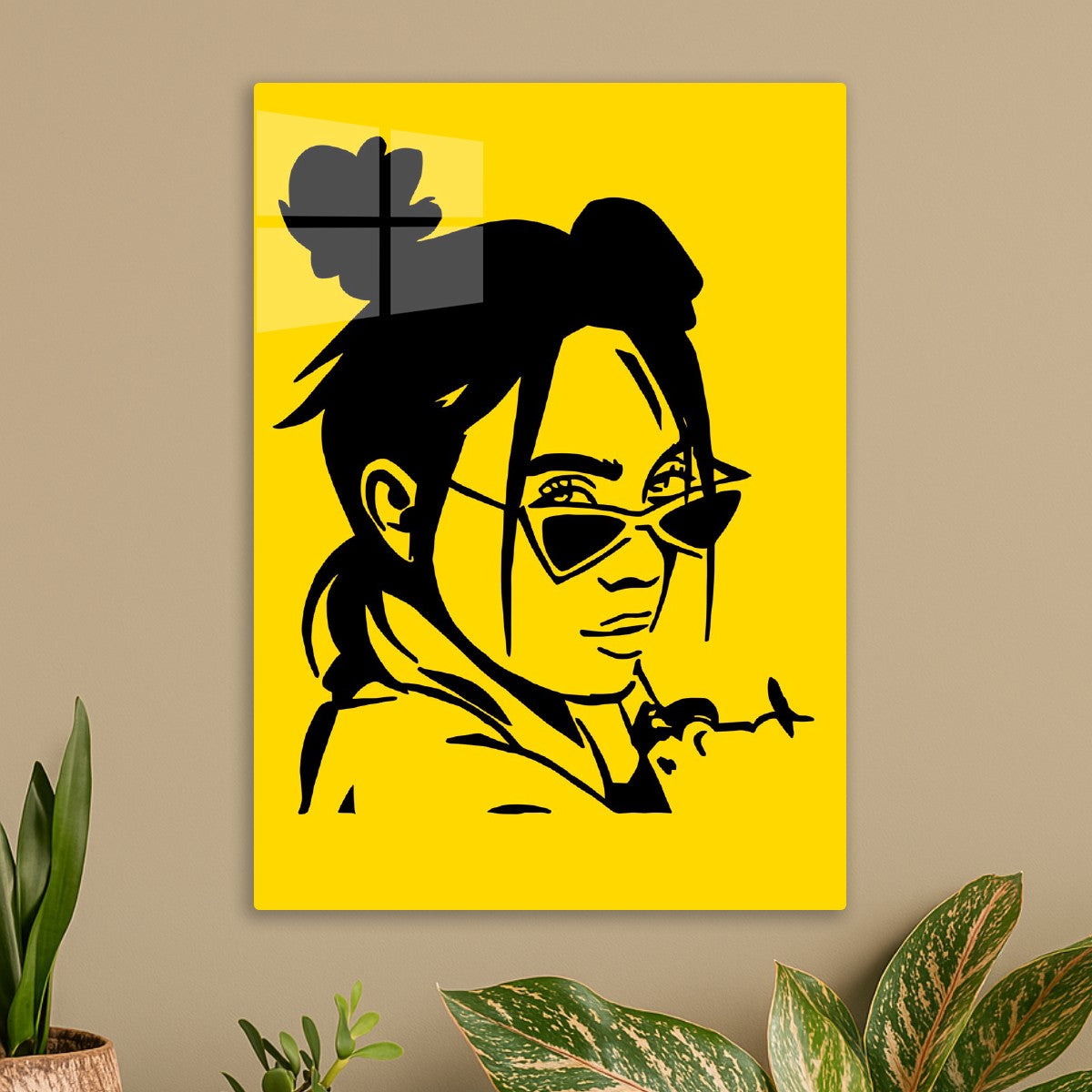 Billie Eilish Black and Yellow