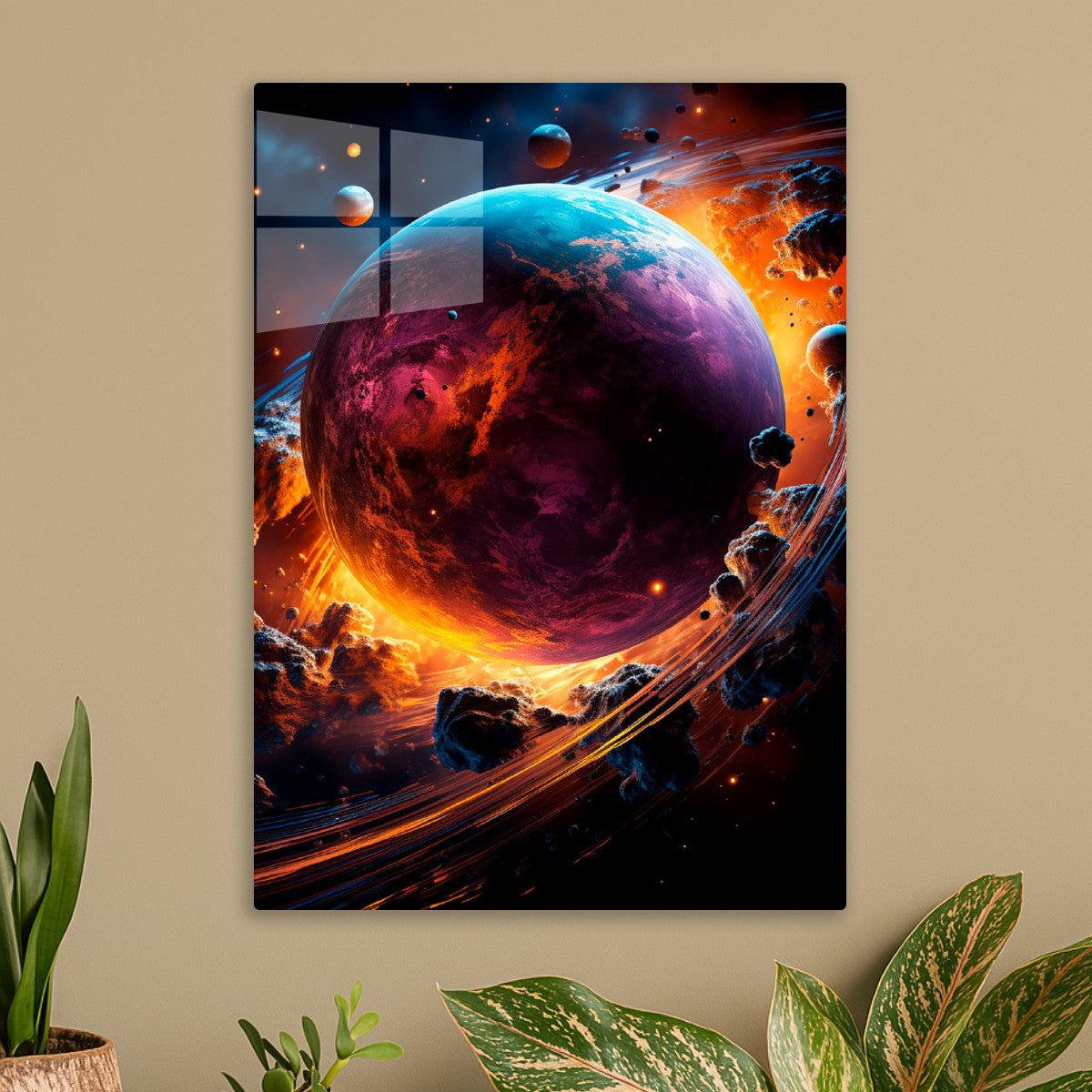 Asteroid Belt Ablaze