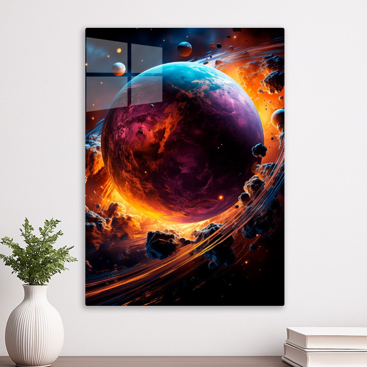 Asteroid Belt Ablaze