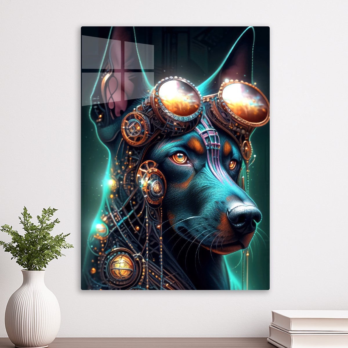 Steampunk Doberman 