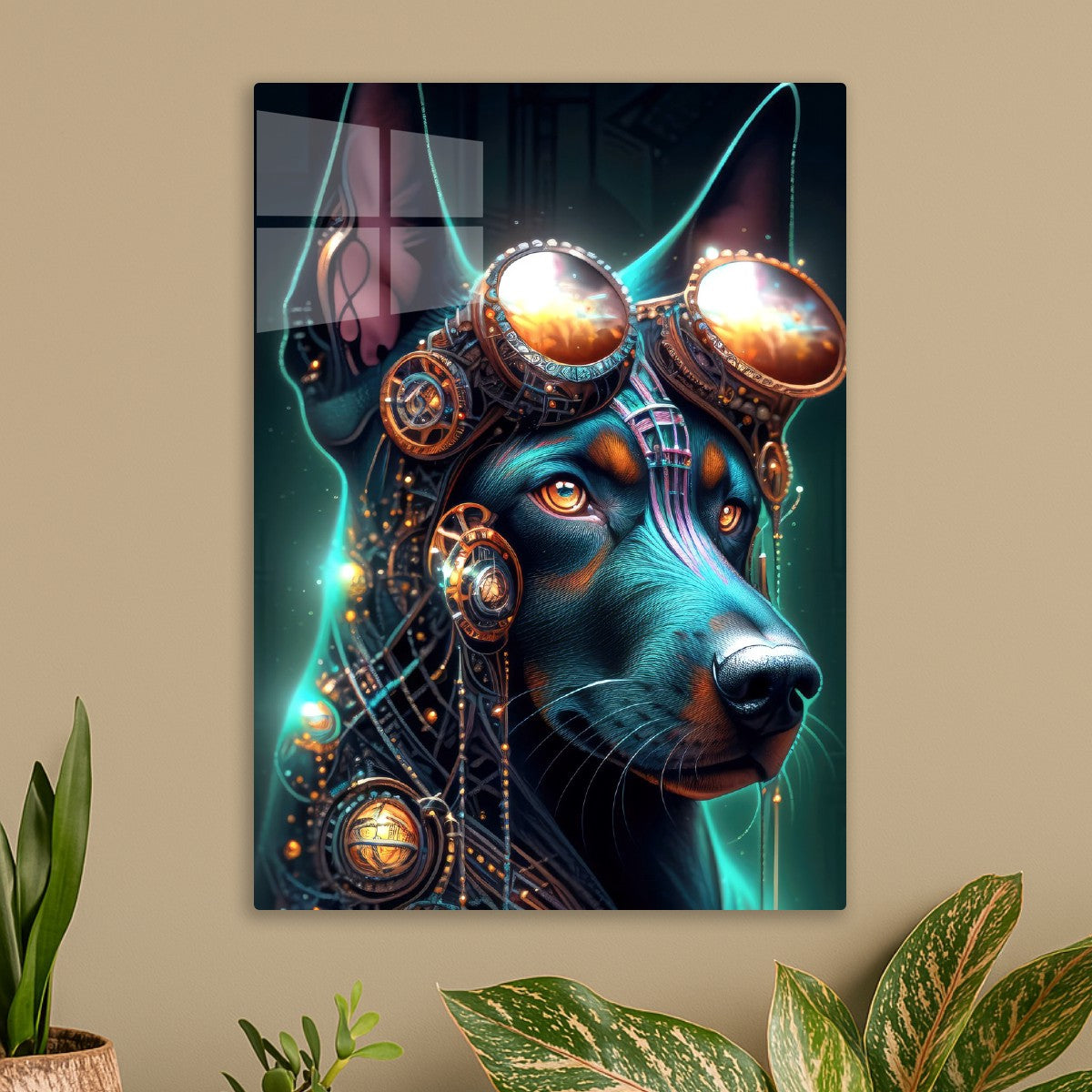 Steampunk Doberman 