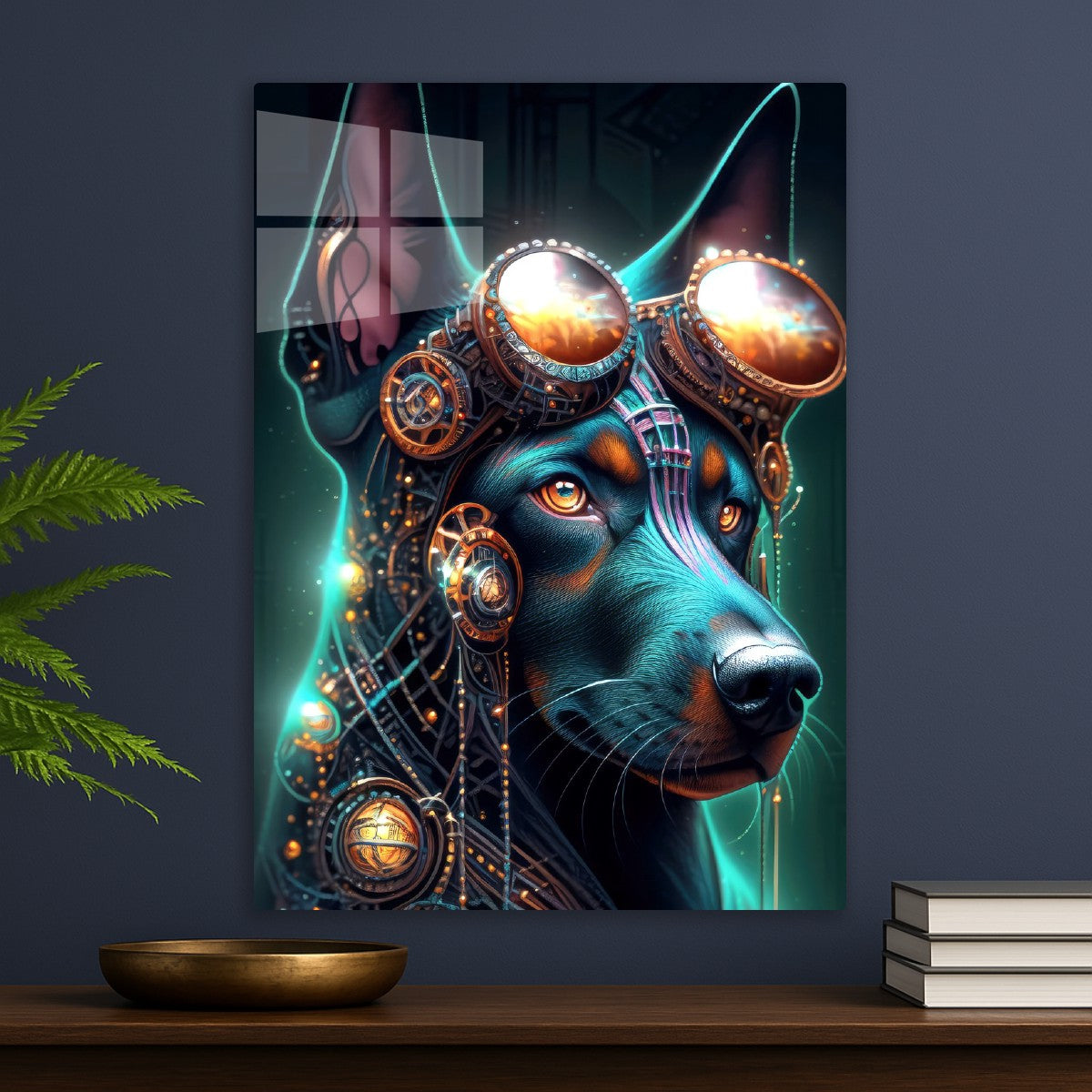 Steampunk Doberman 