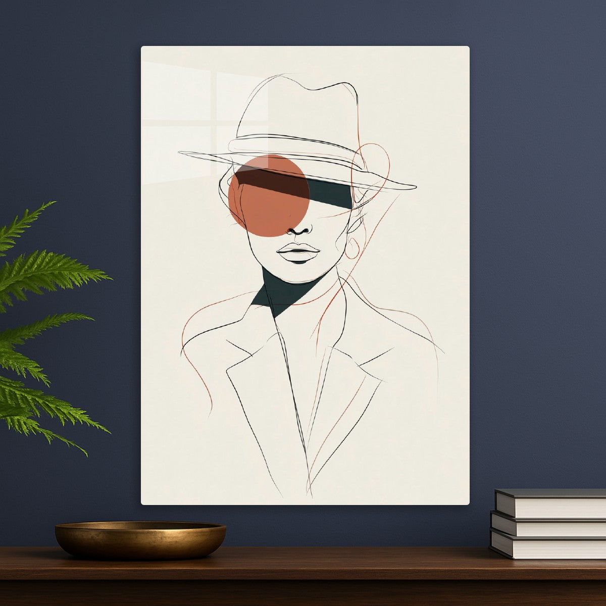 Woman Pencil Art Minimalism