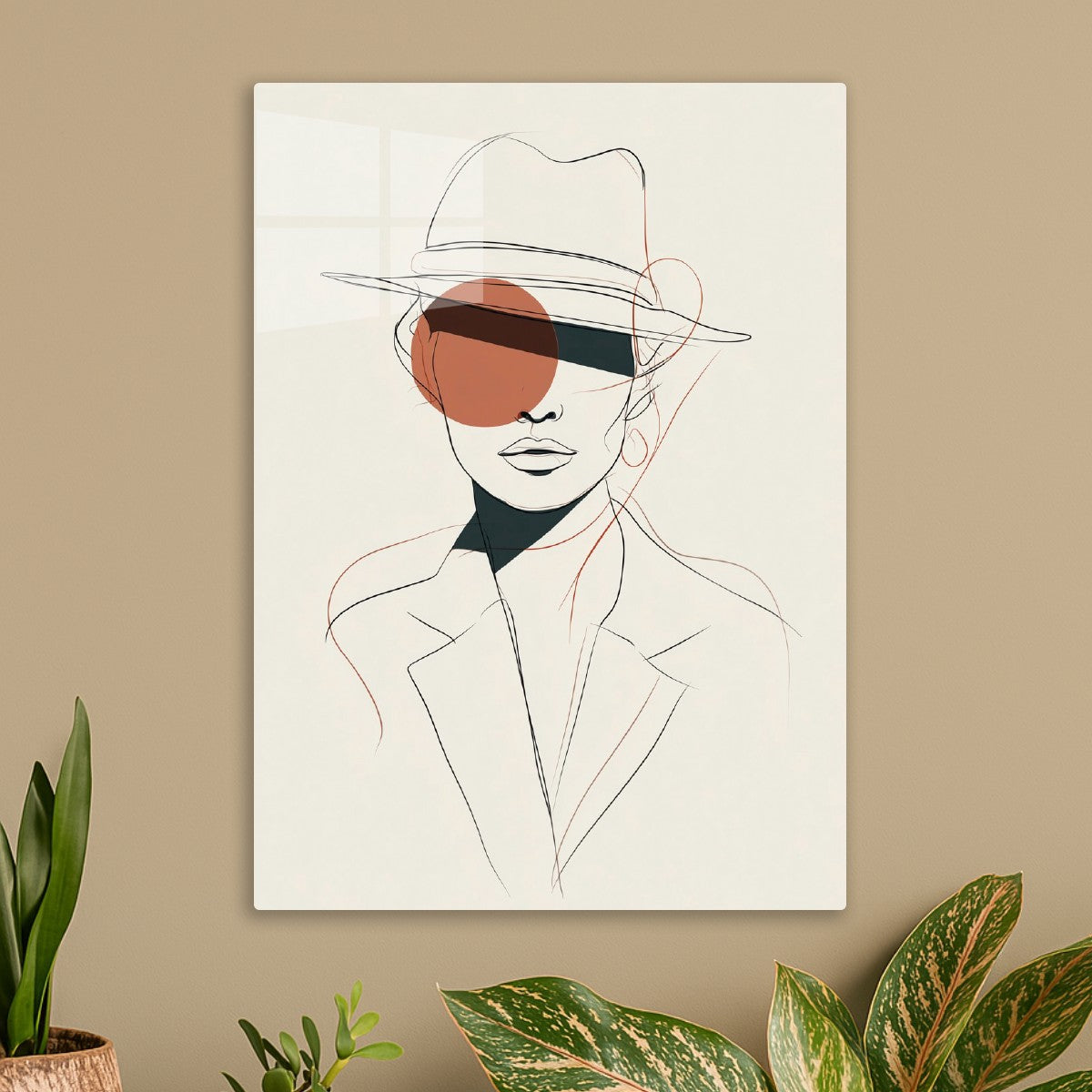 Woman Pencil Art Minimalism