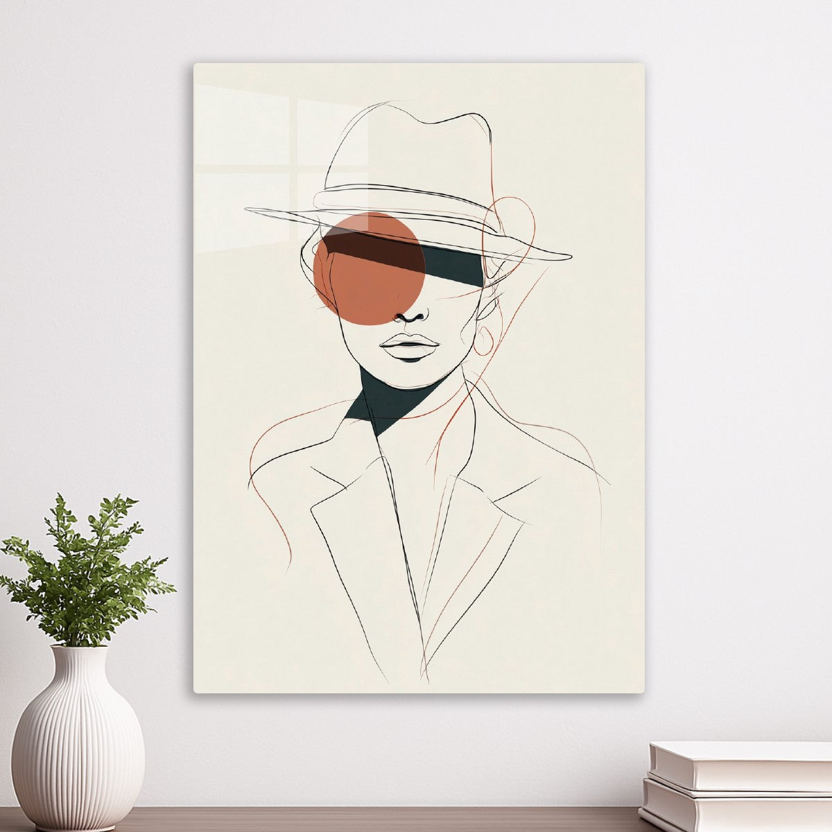 Woman Pencil Art Minimalism