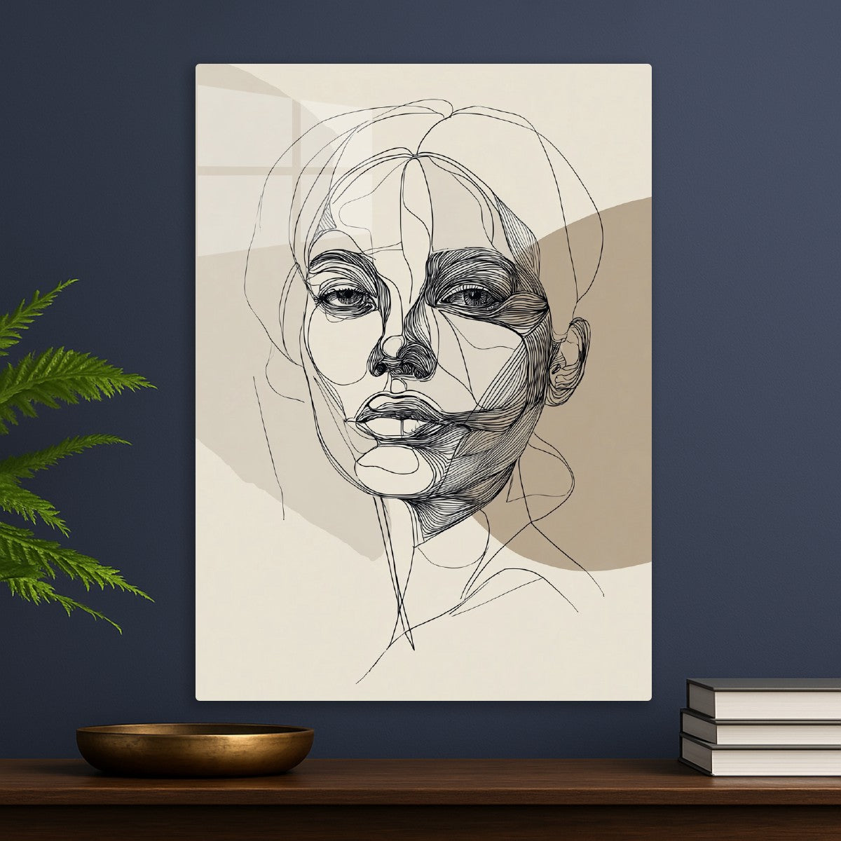 Minimalist Portrait of a Lady