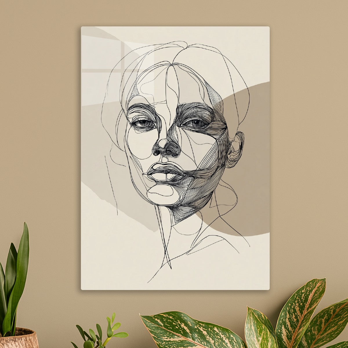 Minimalist Portrait of a Lady