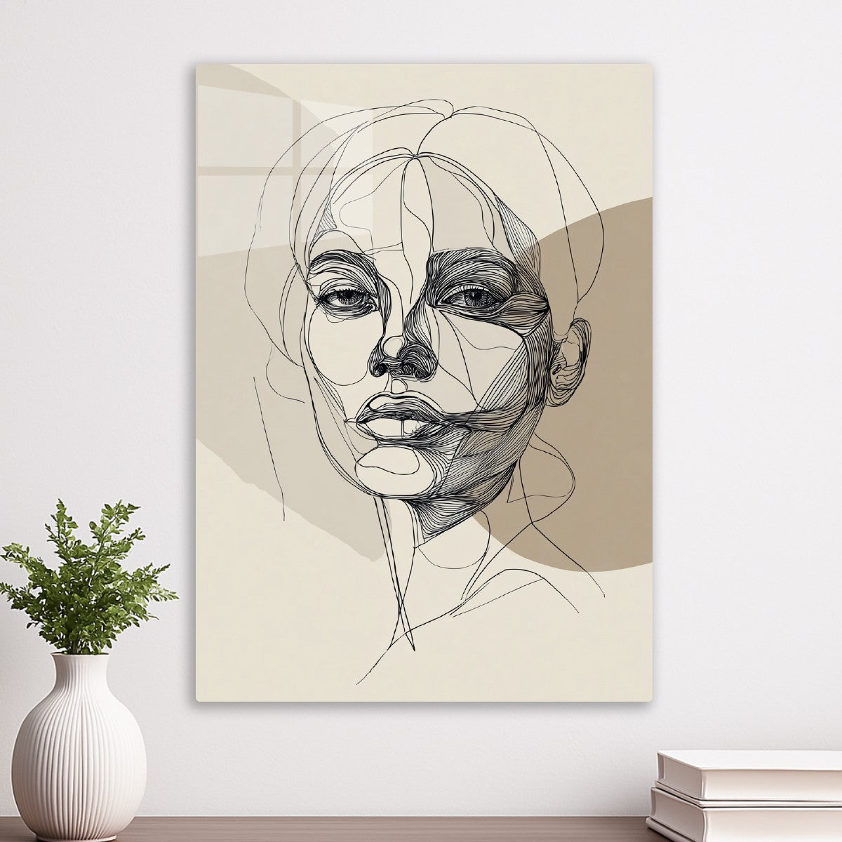 Minimalist Portrait of a Lady