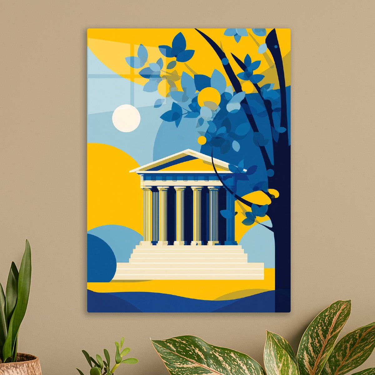 Greece Illustration Minimalism