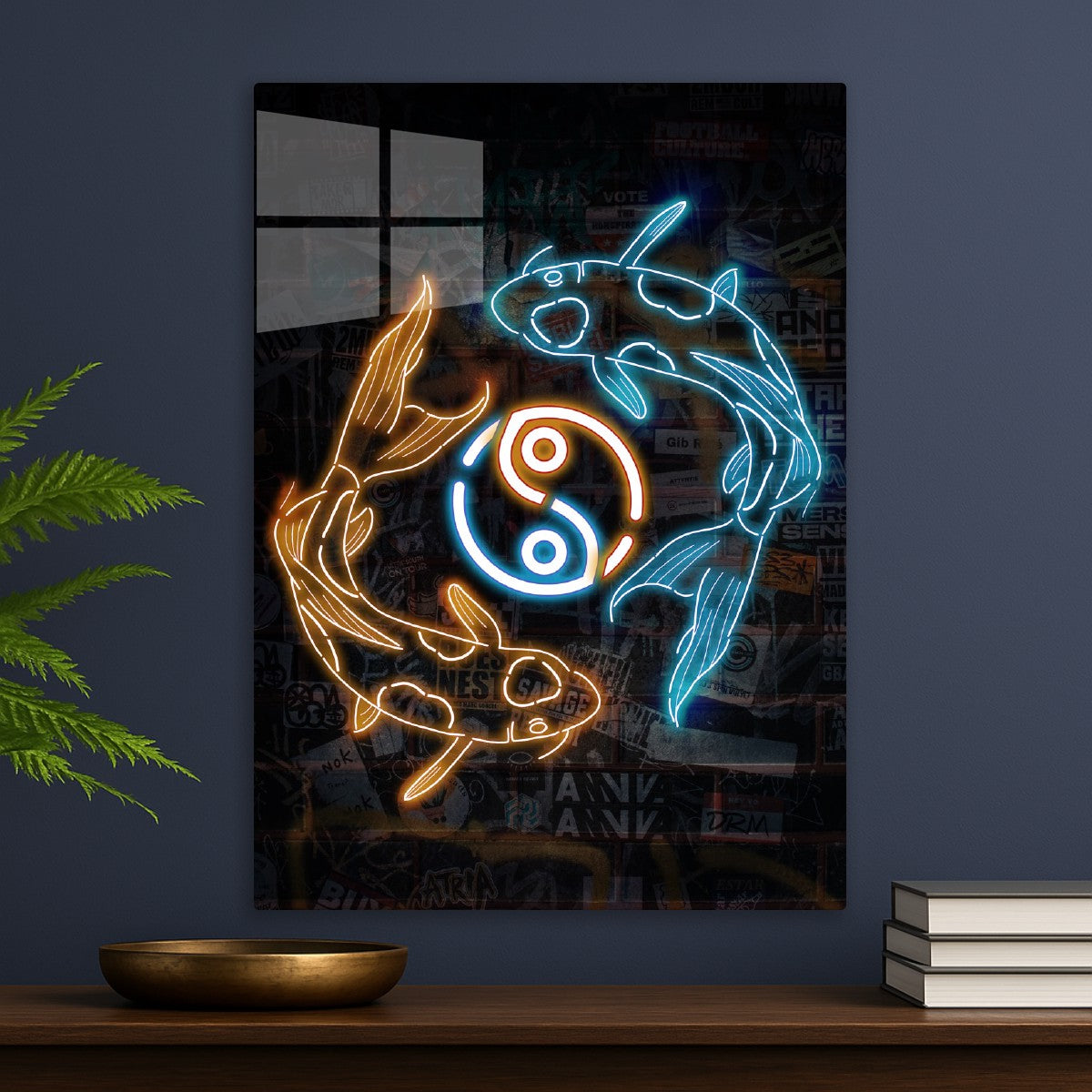 Neon Sign Japanese Koi Fish 