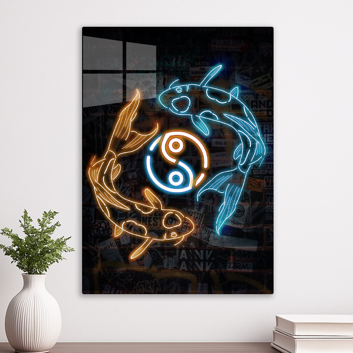 Neon Sign Japanese Koi Fish 