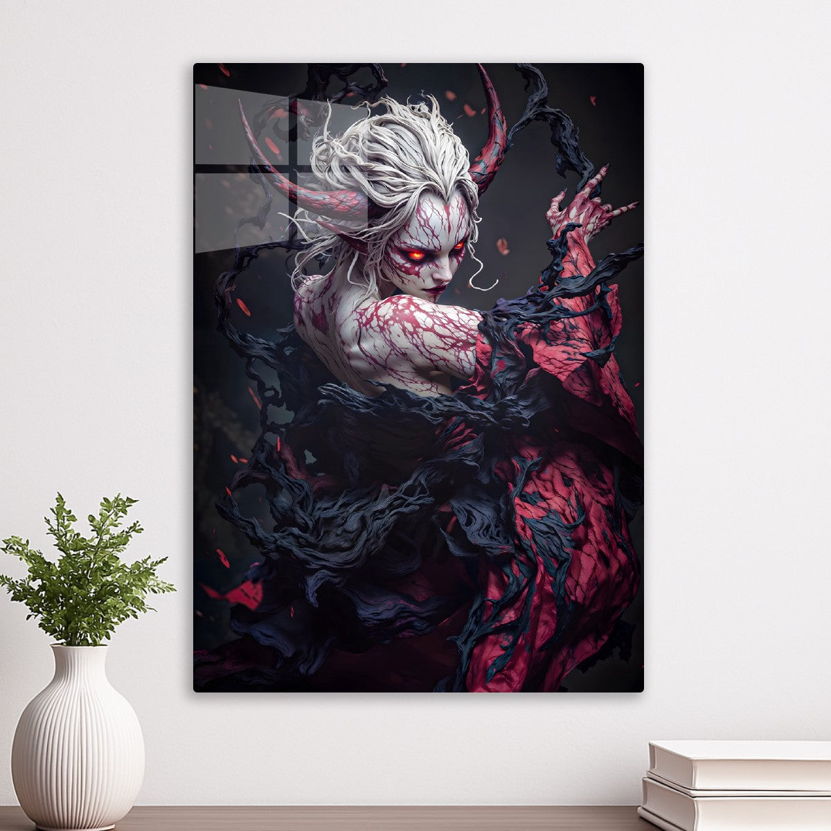 Fiery Gaze of the Demoness