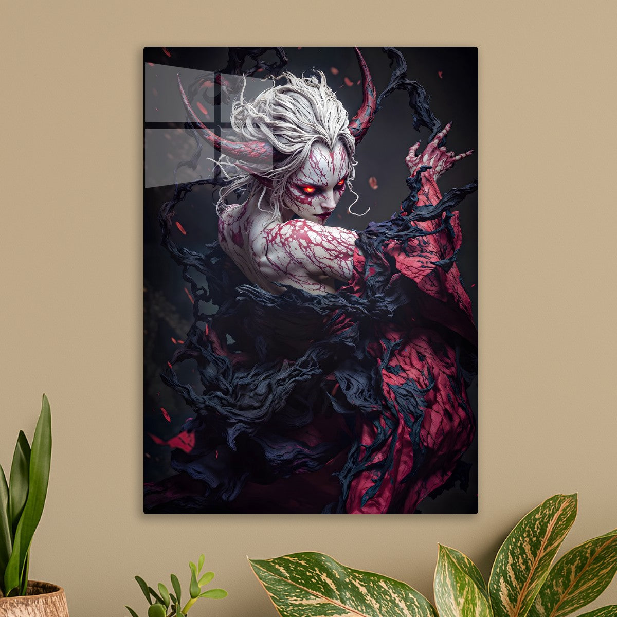 Fiery Gaze of the Demoness