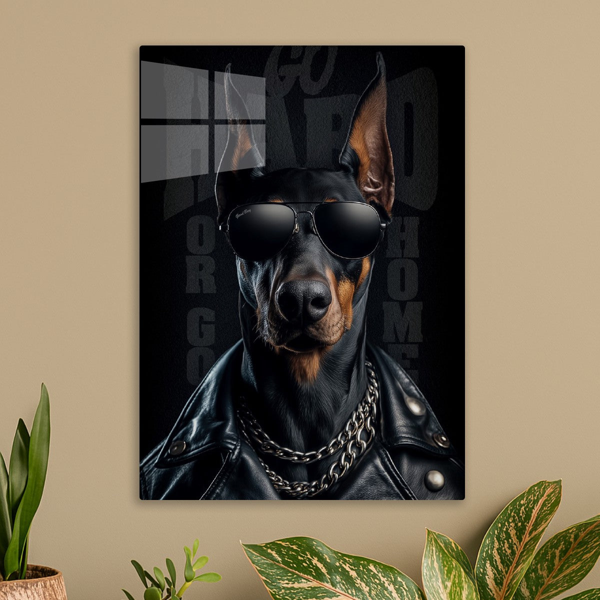 Doberman Go Hard Or Go Home