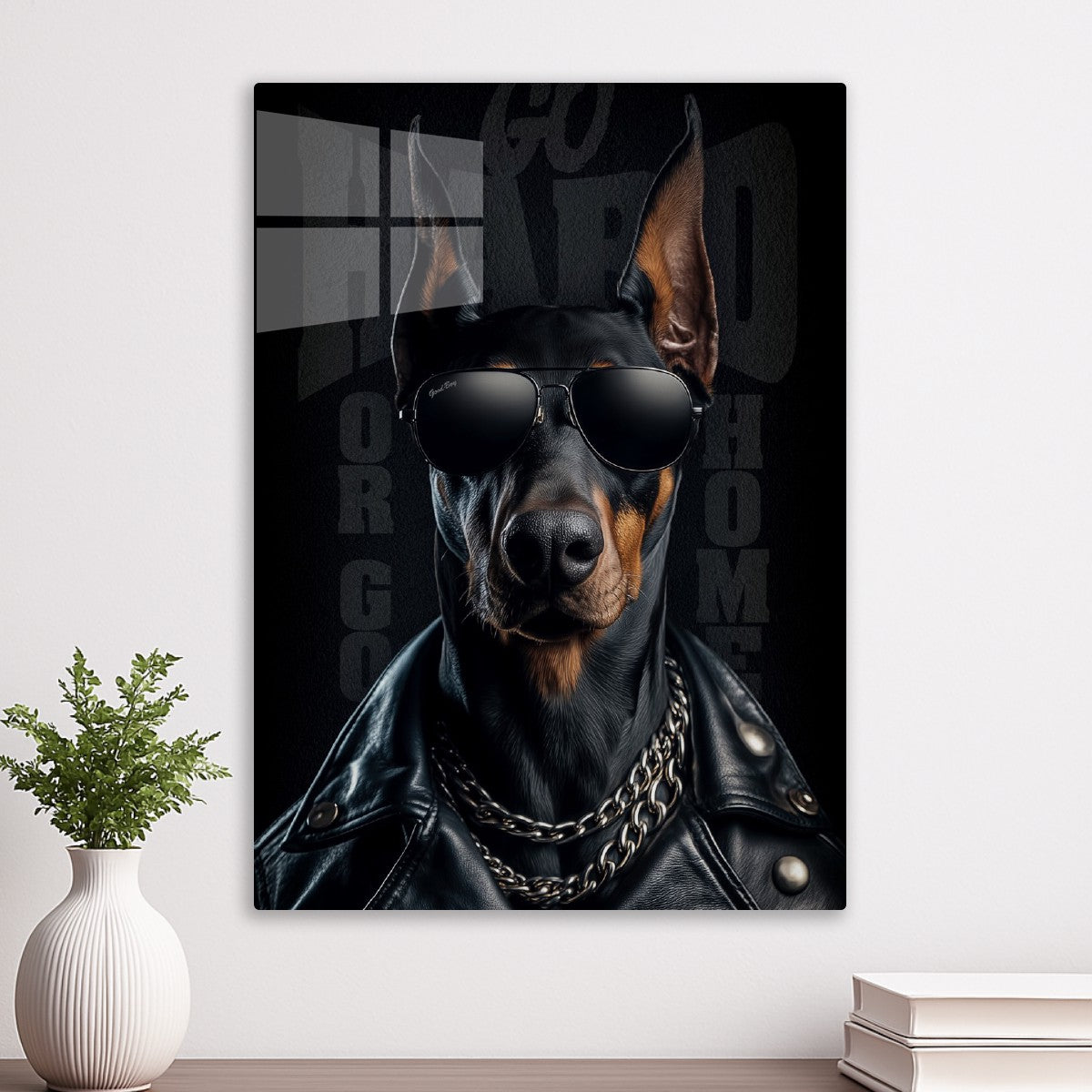 Doberman Go Hard Or Go Home