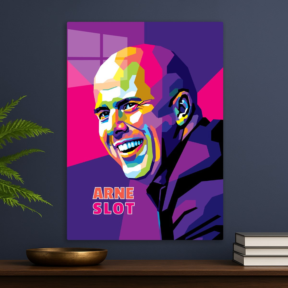 Arne Slot in WPAP Style