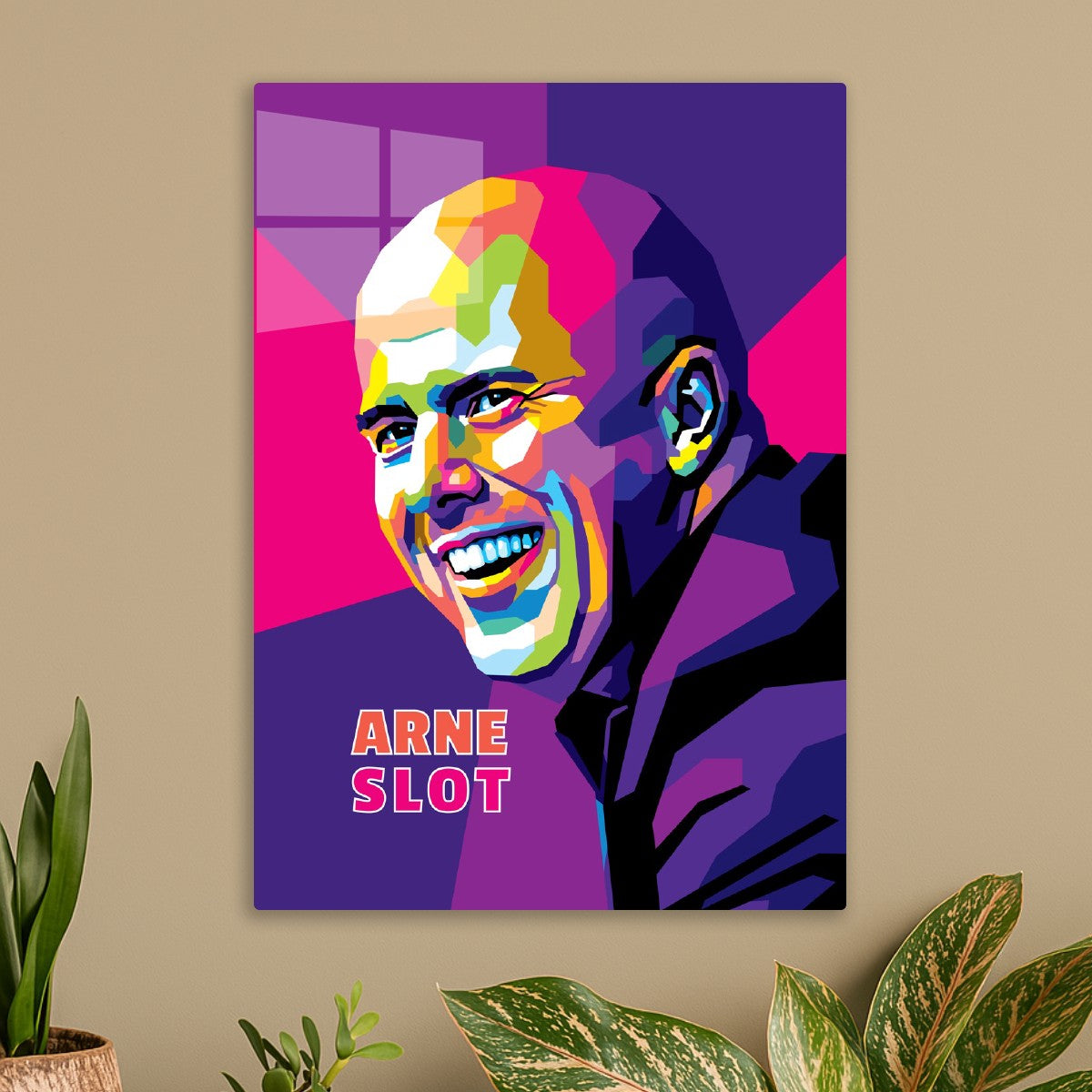 Arne Slot in WPAP Style
