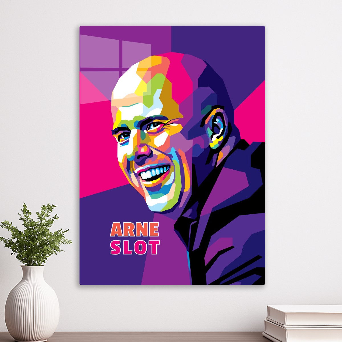 Arne Slot in WPAP Style