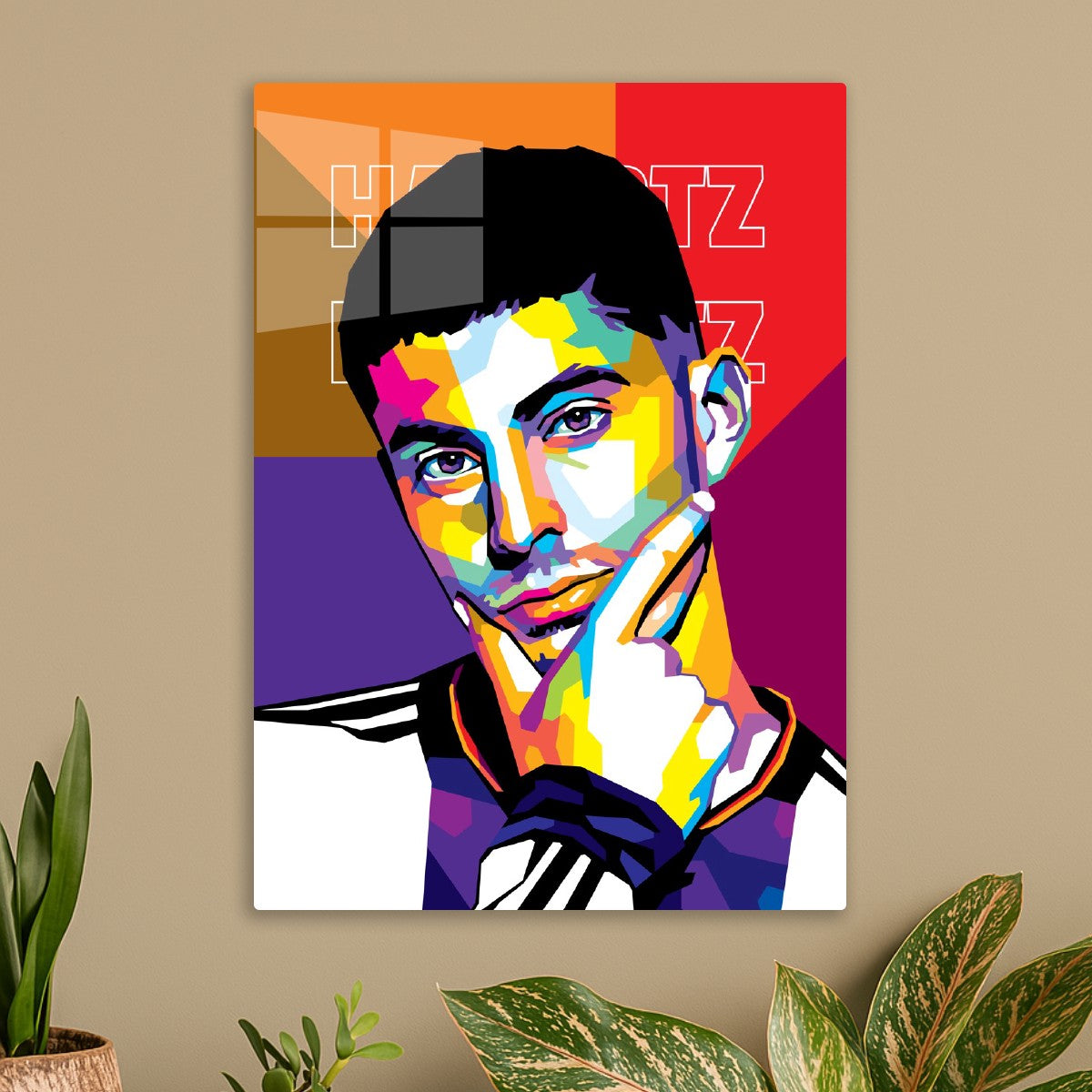 Kai Havertz in WPAP Style