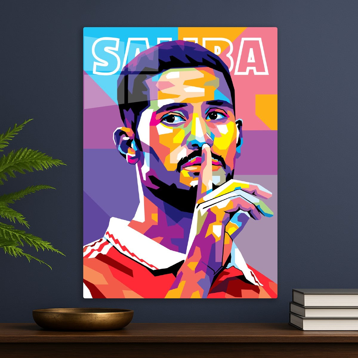 William Saliba in WPAP Style