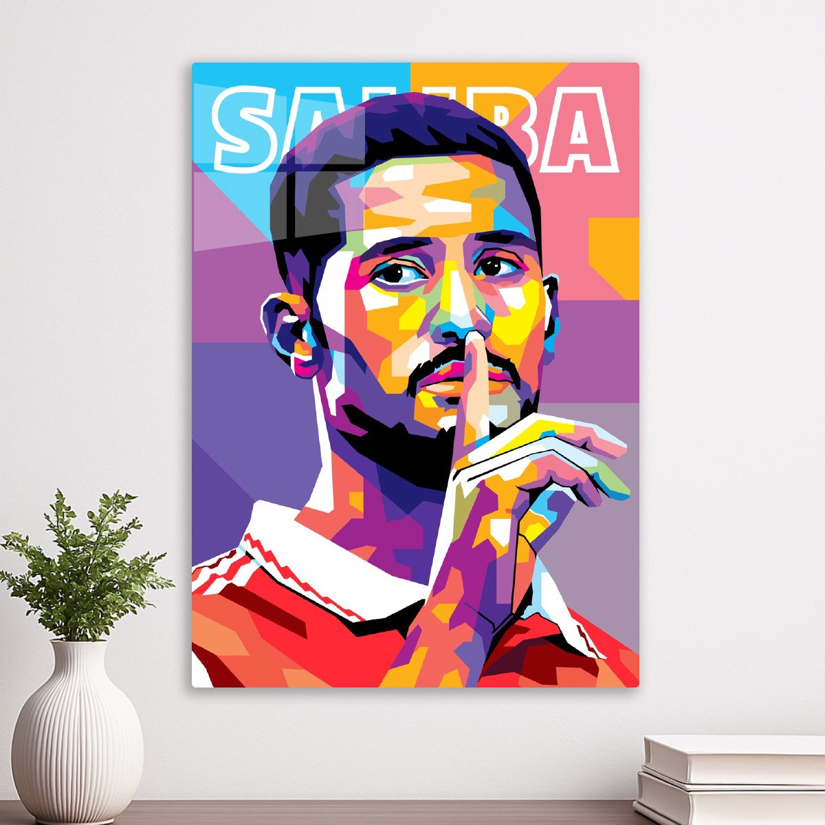 William Saliba in WPAP Style