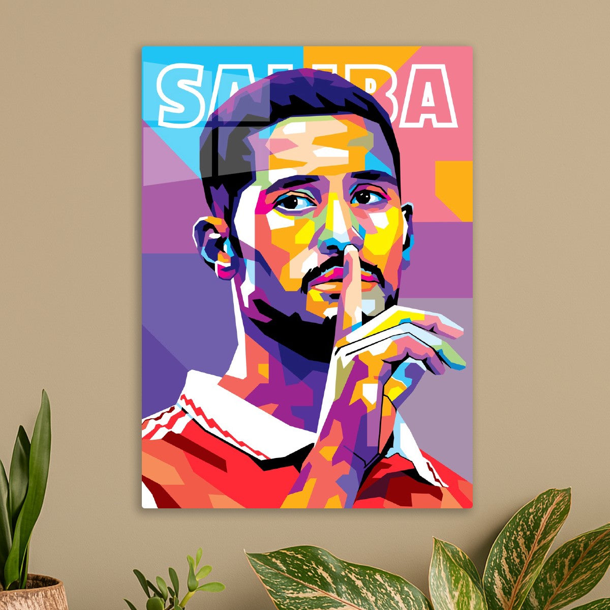 William Saliba in WPAP Style