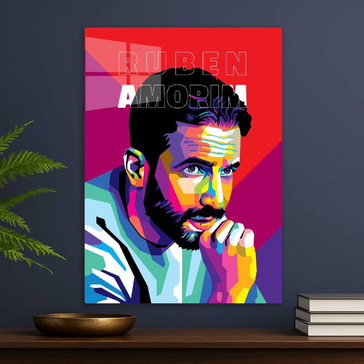 Ruben Amorim in WPAP Style