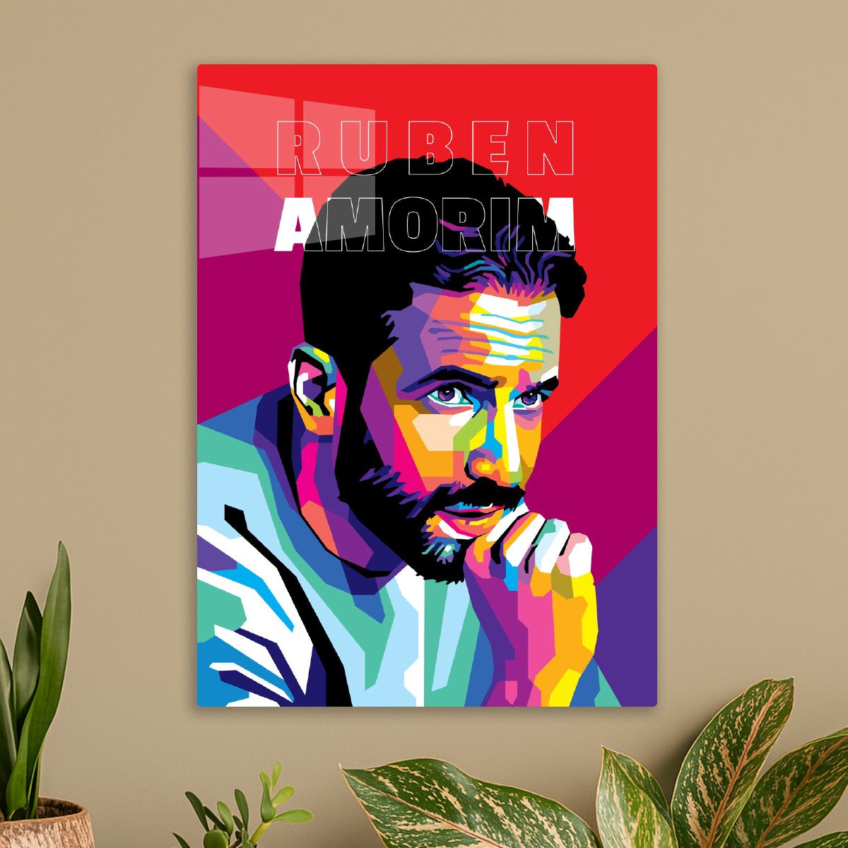 Ruben Amorim in WPAP Style
